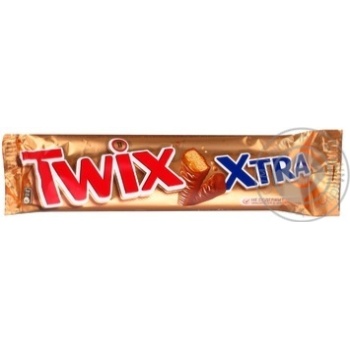 Печенье Twix Xtra песочное с карамелью покрытое молочным шоколадом 82г Россия - купить, цены на - фото 9