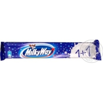 Батончик Milky Way з суфле покритий молочним шоколадом 52г  Росія - купити, ціни на NOVUS - фото 1