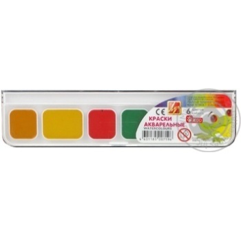 Luch Mini Watercolor Paints 6 Colors - buy, prices for NOVUS - photo 3