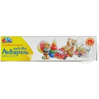 Фарби акварельні 6 кол. 311032 х42 купити, ціни на МегаМаркет - фото 1