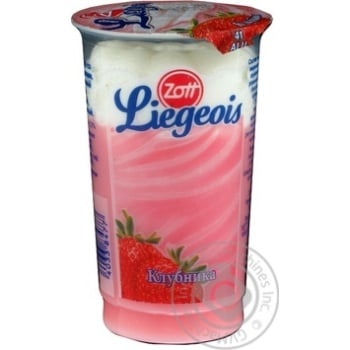 dessert zott lezhua strawberries with cream 175g plastic cup Germany - buy, prices for - photo 1