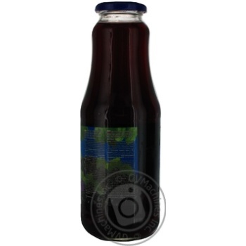 Unclarified pasteurized juice with sugar Chumak blackcurrant and apple glass bottle 1000ml Ukraine - buy, prices for NOVUS - photo 3