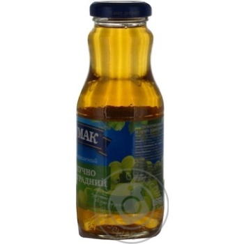 Reconstituted clarified pasteurized sugar-free juice Chumak apples and grapes glass bottle 250ml Ukraine - buy, prices for - photo 4