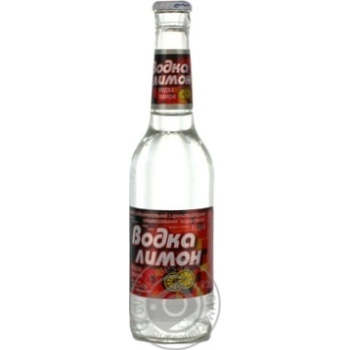 Low-alcohol drink Rosinka Vodka Lemon glass bottle 7%alc. 330ml Ukraine