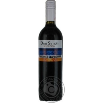 Вино Don Simon Cabernet Sauvignon червоне сухе 0.75л х12 купити, ціни на МегаМаркет - фото 5