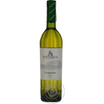 Wine Koktebel white dry 13% 750ml glass bottle - buy, prices for MegaMarket - photo 1