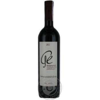 Wine saperavi Ge napareuli Kindzmarauli red semisweet 12.5% 750ml glass bottle Georgia - buy, prices for MegaMarket - photo 1