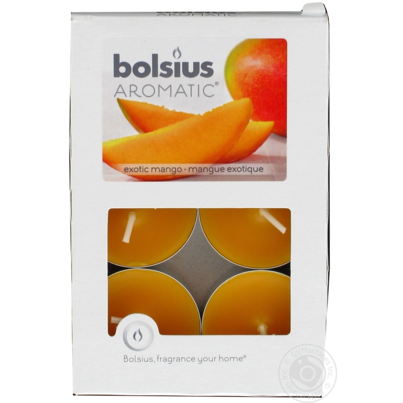

Свічки - таблетки Bolsius 4 г. 6 шт. манго арт. 103626941510