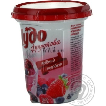 dessert chudo curd berries 3.6% 340g plastic cup Ukraine - buy, prices for - photo 2