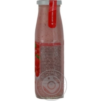 Drinkable yogurt Premialle Maxi Fruit strawberry-wild strawberry 1.2% 340g glass bottle Ukraine - buy, prices for NOVUS - photo 3