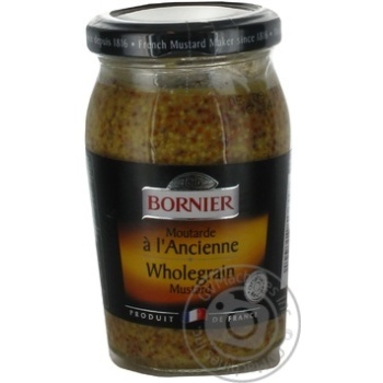 mustard mustard bornier 210g glass jar France