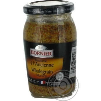 mustard mustard bornier 210g glass jar France - buy, prices for - photo 12