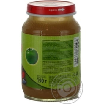 Puree Fruta Pureshka Apple for 6+ month old babies glass jar 190g Czech Republic - buy, prices for - photo 18