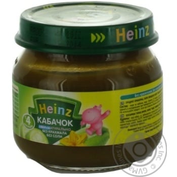 Пюре Heinz кабачок 80г