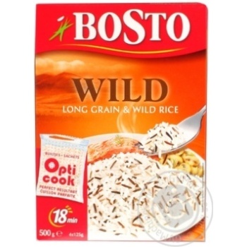 groats wild rice bosto long grain 500g - buy, prices for - photo 4