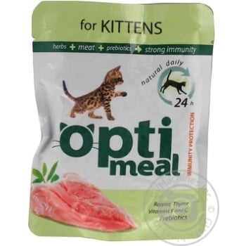 Opti Meal With Chicken For Kittens Food - buy, prices for - photo 3