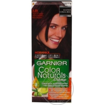 Крем-краска для волос стойкая Color Naturals Garnier тон 3.20