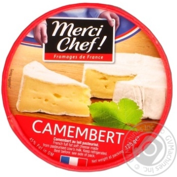 Camembert Merci Chef 45% 125g - buy, prices for MegaMarket - photo 1