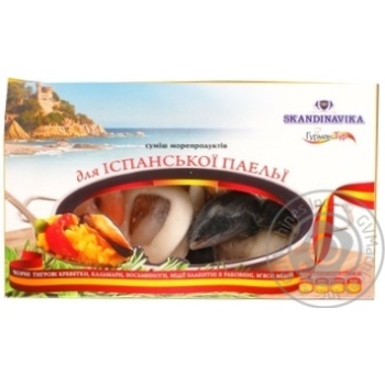 Seafood mix Skandinavika  for Spanish paella 400g Ukraine - buy, prices for NOVUS - photo 1