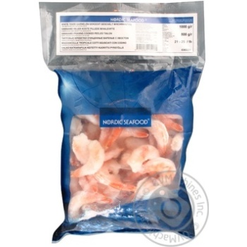 Seafood shrimp tiger Nordic 1000g Denmark - buy, prices for NOVUS - photo 1