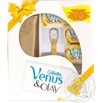 Набір Бритва Venus&Olay+3 картр.+космет. - купити, ціни на NOVUS - фото 1