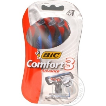 Станок для гоління BIC Comfort 3 4шт - купити, ціни на - фото 1