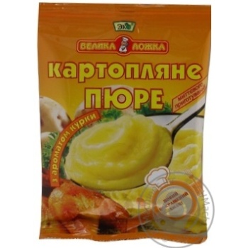 Пюре картофельное Эко Велижка ложка с курицей 30г купить, цены на МегаМаркет - фото 1