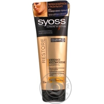 Shampoo Syoss for the hair restoration 250ml Slovenia - buy, prices for NOVUS - photo 1