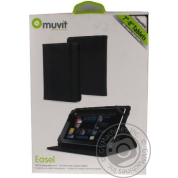 Чохол планшетний Muvit Easel Self Standing Folio 7,0-8,0 Black - купить, цены на - фото 1