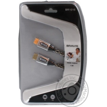 Кабель Bravis BR 1015 HDMI 1,5м