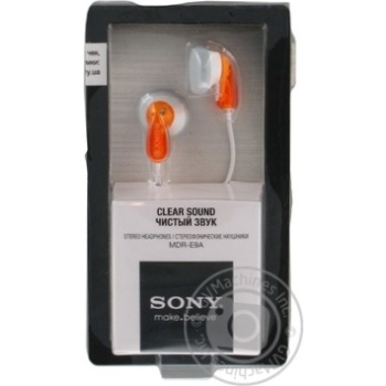 Навушники Sony MDR-E9AD Orange вклад. - купити, ціни на - фото 3