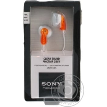 Навушники Sony MDR-E9AD Orange вклад. - купити, ціни на - фото 1