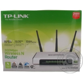 Роутер Wi-Fi TP-Link TL-WR940N 300Мбіт - купити, ціни на - фото 2