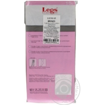ГОЛЬФИ ЖIН. LEGS 150 ГОЛЬФЫ LETO 15 (2 ПАРЫ) ONESIZE купити, ціни на МегаМаркет - фото 2