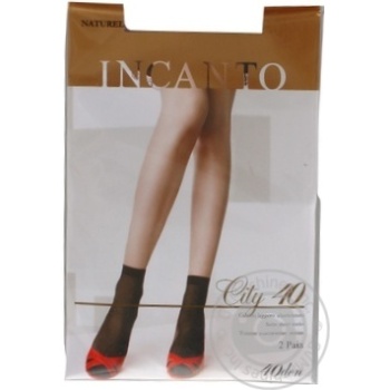 Шкарпетки жіночі Incanto City 40 naturel 2 пари