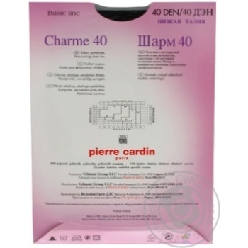 Tights Pierre cardin nero polyamide for women 40den 3size - buy, prices for MegaMarket - photo 4