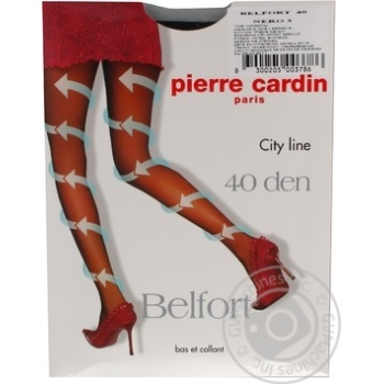 Колготи жіночі Pierre Cardin  Belfort 40 Nero 3 купить, цены на МегаМаркет - фото 1