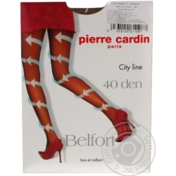 Tights Pierre cardin polyamide for women 40den 5size - buy, prices for MegaMarket - photo 1