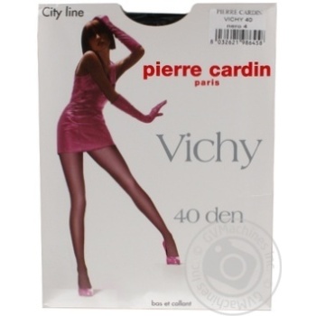 Колготи жіночі Pierre Cardin  Vichy 40 Nero 4 купити, ціни на МегаМаркет - фото 1