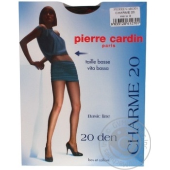 Колготи жіночі Pierre Cardin  Charme 20 Nero 3 купити, ціни на МегаМаркет - фото 1