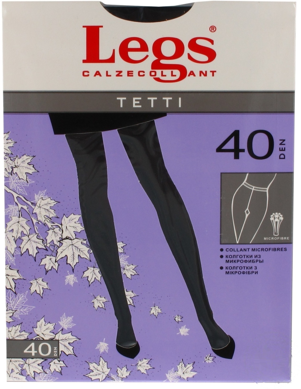 

Колготы Legs Tetti женские nero 40ден 1/2р