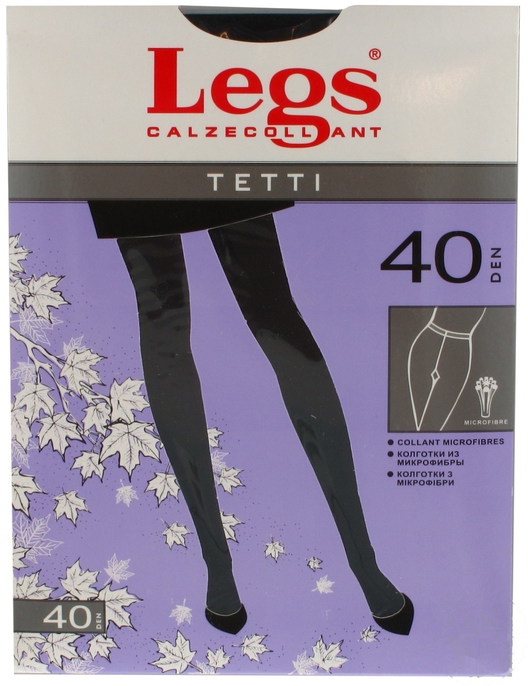 

Колготы Legs Tetti 40 Den женские р.4 Nero