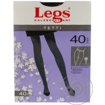 Колготы Legs Tetti женские nero 40ден 3р - купить, цены на МегаМаркет - фото 1