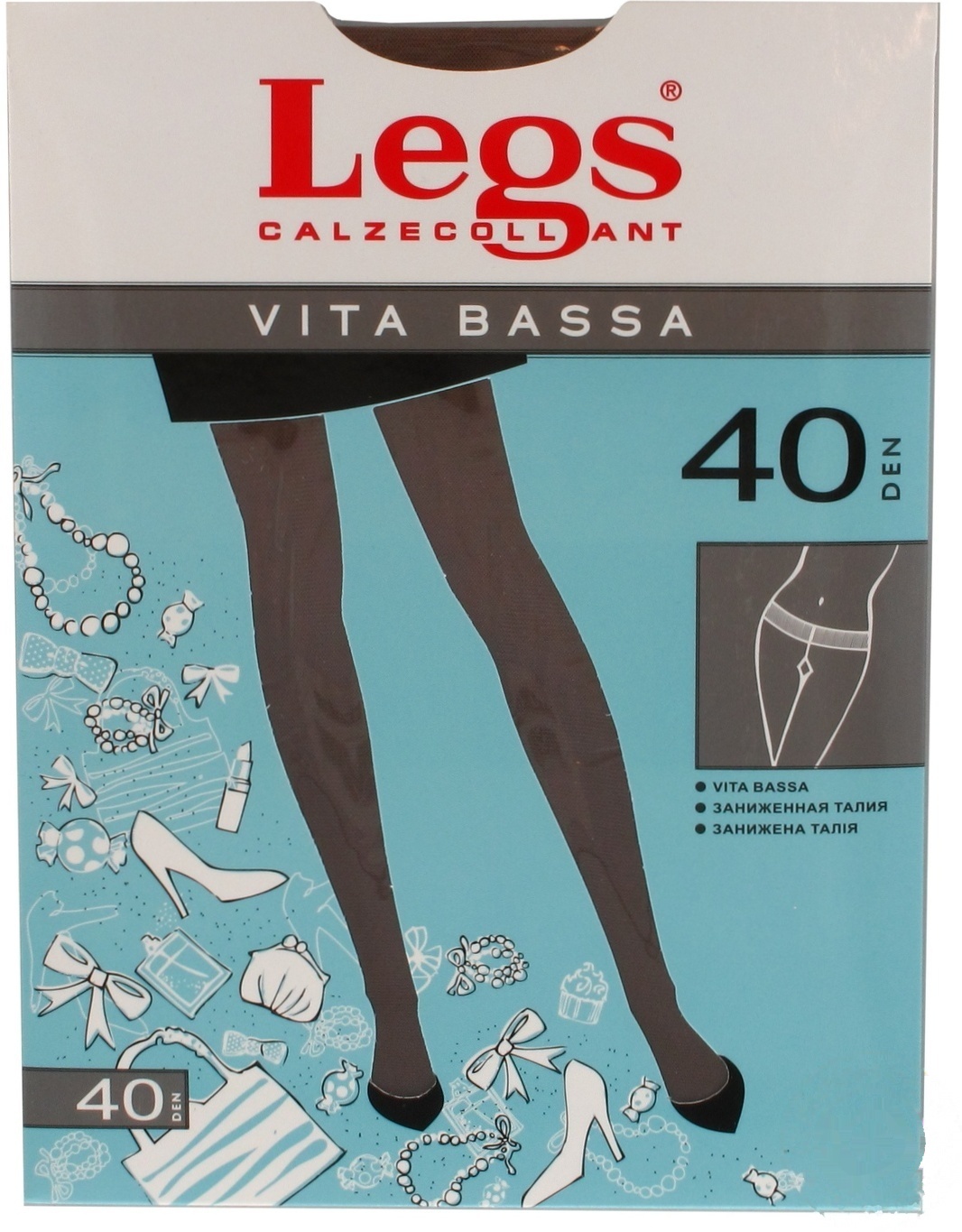 

Колготы Legs Vita Bassa 40 Den женские р.1/2 Daino