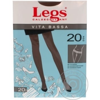 Колготы Legs Vita Bassa 20 Den женские р.3 Daino - купить, цены на ULTRAMARKET - фото 1