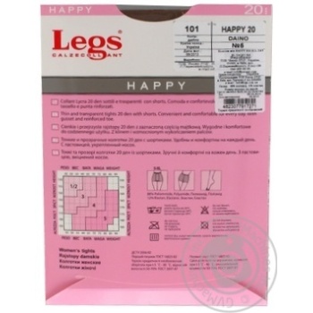 Tights Legs polyamide for women 20den 5size - buy, prices for MegaMarket - photo 5