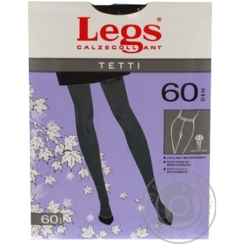 Колготки жіночі LEGS 401 TETTI 60 NERO №4 купити, ціни на МегаМаркет - фото 1