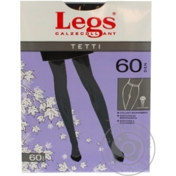 Колготки жіночі LEGS 401 TETTI 60 NERO №3 купить, цены на МегаМаркет - фото 3