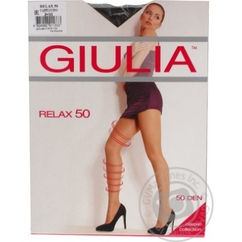 Tights Giulia cappuccino polyamide 50den 3size - buy, prices for NOVUS - photo 1