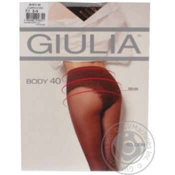 Tights Giulia cappuccino polyamide for women 40den 2size - buy, prices for MegaMarket - photo 3